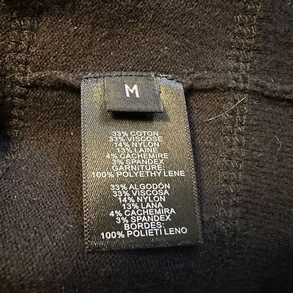 Doncaster black cardigan with patent leather accents - Picture 10 of 10